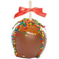 Birthday Dunked Gourmet Caramel Apple w/ Milk Belgian Chocolate